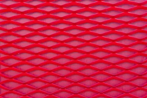 Art of plastic geometric red pattern for background Stock Photos