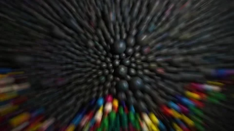 Art plasticine texture multi-colored balls 스톡 동영상 225703453