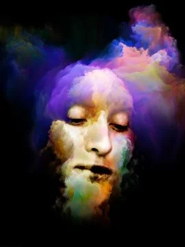 Art Portrait. Illustrazione stock