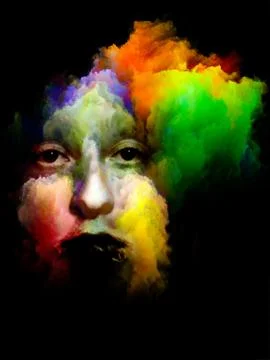 Art Portrait. Stock-Illustration
