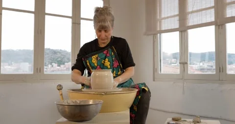 The Art of the Potter's Wheel: Stock Footage 329304039