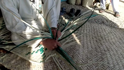 The Art of Rattan Weaving Stock Footage 274475734