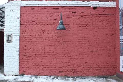 Art red wall Foto stock