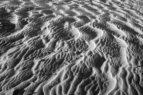 Art sand background, wavy pattern Stock Photos
