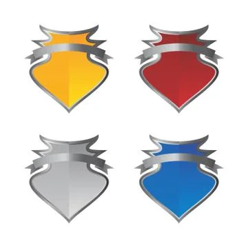 Art shield Illustrazione stock