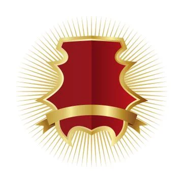 Art shield Ilustração Stock