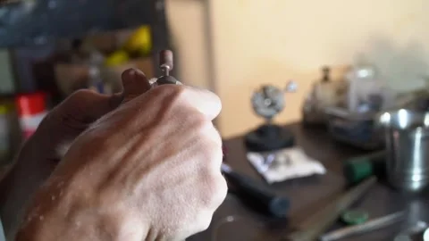 The Art of Silver Jewelry Making: A Masterclass Stock-Footage 245219377