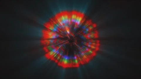 Art space gradient cosmos glitch sphere. Stock Footage 291344851