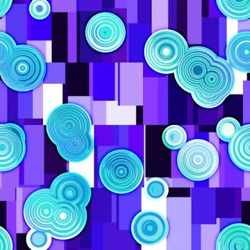 Art spots generated texture Stock Illustration