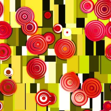 Art spots generated texture Stock Illustration