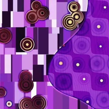 Art spots generated texture Stock Illustration