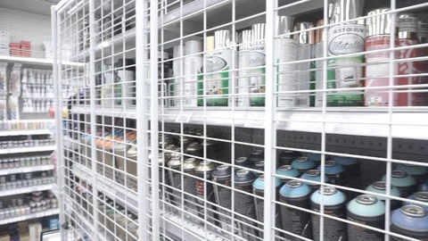 Art Store Stock Footage 92137768