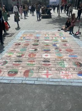 Art on street Foto stock