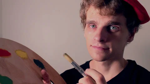 Art Student Stock Footage 27188226