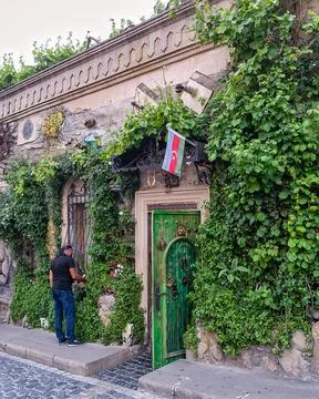 Art studio workshop Ali Shamsi in Icherisheher, Baku, Azerbaijan surrounded by Stock Photos