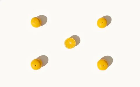 Art Style Oranges Background Pattern Stock Photos