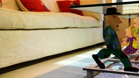 Art table 01 Stock Footage 89476934