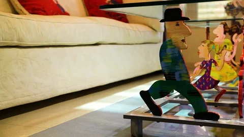 Art table 02 Stock Footage 89476996