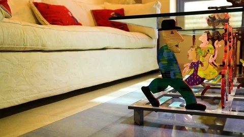 Art table 04 Video stock 89477357