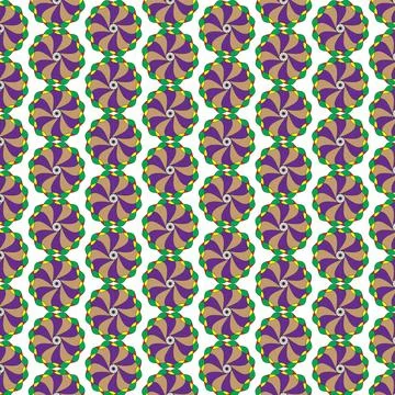 Art texture interlocking symmetry psychedelic curves textile prints fashion fabr Illustrazione stock