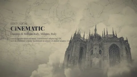 Art of time - Historical Trailer 库存 After Effects
