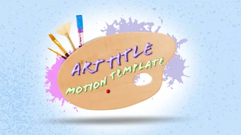 Art Title Stock After Effects