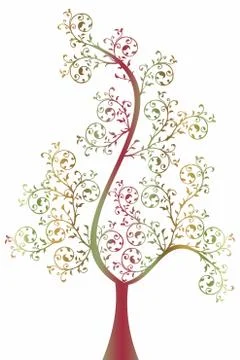 Art tree Stock Illustration