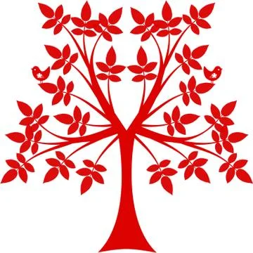 Art Tree Stock Illustration
