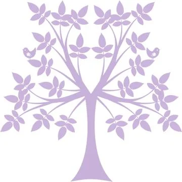 Art Tree Stock Illustration