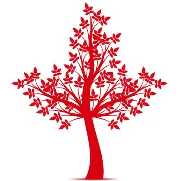 Art Tree Stock Illustration