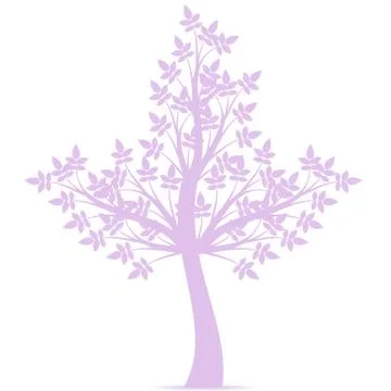 Art Tree Stock Illustration