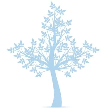 Art Tree Stock Illustration