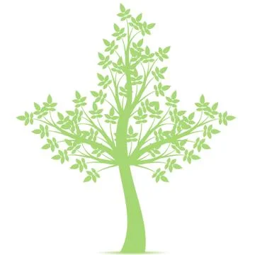 Art Tree Stock Illustration