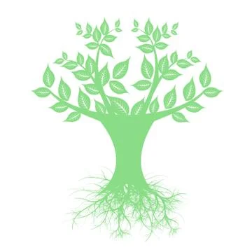 Art Tree Stock Illustration