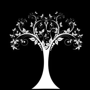 Art tree Stock Illustration