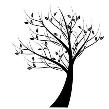 Art Tree Stock Illustration