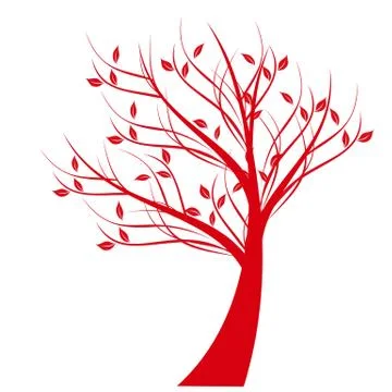 Art Tree Stock Illustration