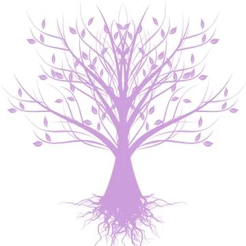 Art Tree Stock Illustration