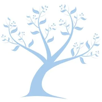 Art Tree Stock Illustration