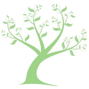 Art Tree Stock Illustration