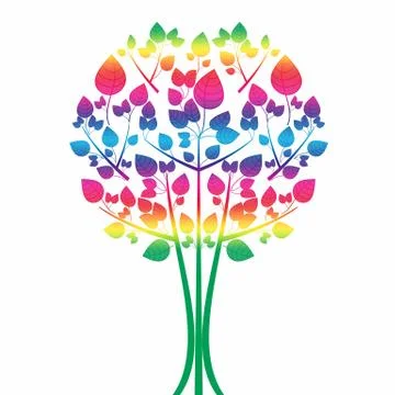 Art tree Stock Illustration
