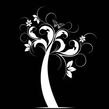 Art tree Stock Illustration