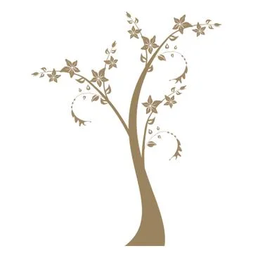 Art Tree Stock Illustration