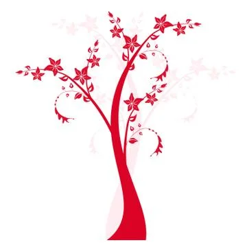 Art Tree Stock Illustration