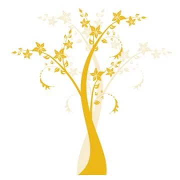 Art Tree Stock Illustration