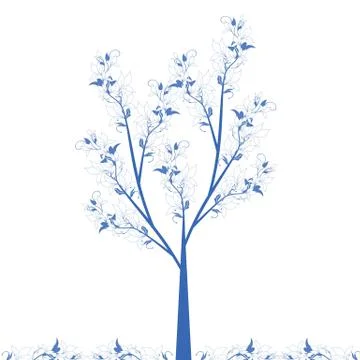 Art tree Stock Illustration