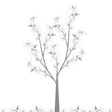 Art tree Stock Illustration