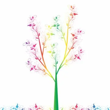 Art tree Stock Illustration