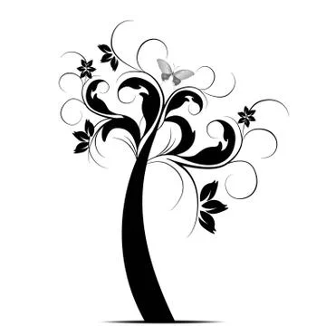 Art tree Stock Illustration