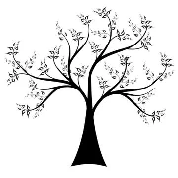 Art Tree Stock Illustration